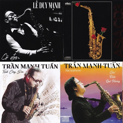 4 cd  Saxophone nhạc không lời tuyển chọn