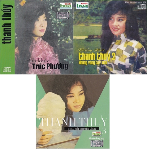 3 cd Thanh Thúy trước 1975  phôi đúc lòng trắng F1