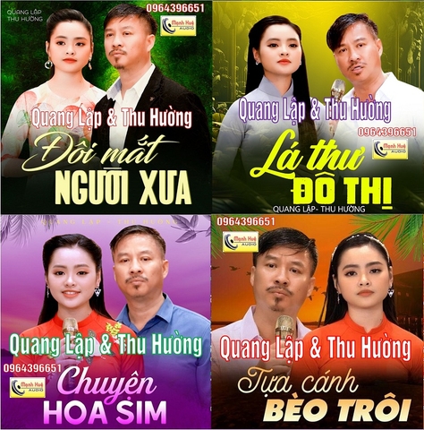 Tuyển tập 4 cd song ca Thu Hường & Quang Lập