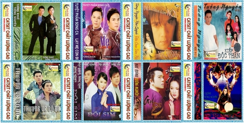 Bộ Tường Khuê-Tường Nguyên-Như Quỳnh gồm 8 băng Sony HF90.Tưởng niệm ca sĩ Tường Khuê