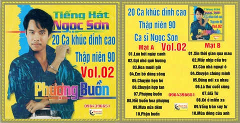 Ngọc Sơn Tuyển Chọn Vol 2 . Băng Cối 7 in 4 Track.