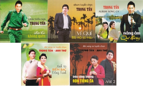 Tuyển tập ca sĩ Trọng Tấn đĩa CD phôi F1