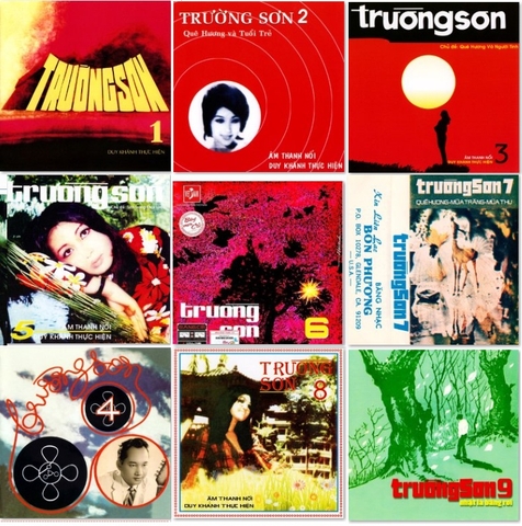 Bộ Trường Sơn Duy Khánh thâu âm trước 1975 .Tuyển tập 18 cd phôi Phono Mitsubishi