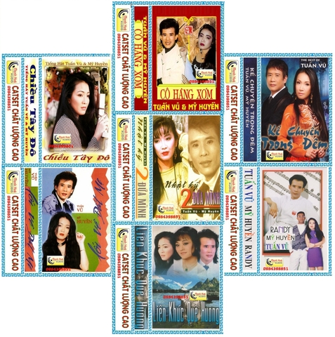 Bộ Mỹ Huyền-Tuấn Vũ song ca.Tuyển tập 7 Băng đài sony HF90