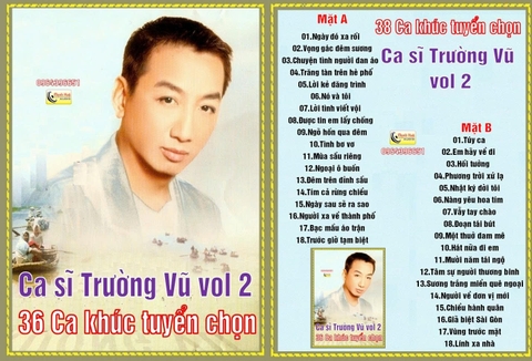 Băng cối 10 ( 4 Track ) Tuyển tập 36 ca khúc Trường Vũ hay nhất vol 2