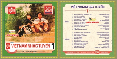 Băng cối 7 Việt Nam Nhạc Tuyển 1 thâu âm trước 1975
