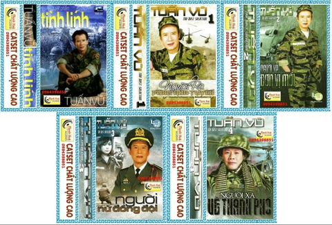 Tuấn Vũ Hát Về Lính .Bộ 5 băng