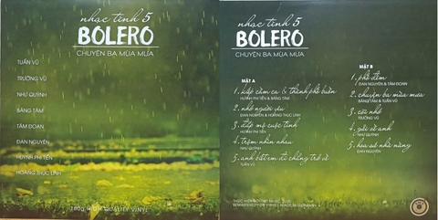 Đĩa than Nhạc Tình Bolero 5