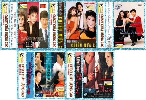 Băng Liên Khuc Chiều Mưa.Bộ 5 băng sony Hf 90 phút