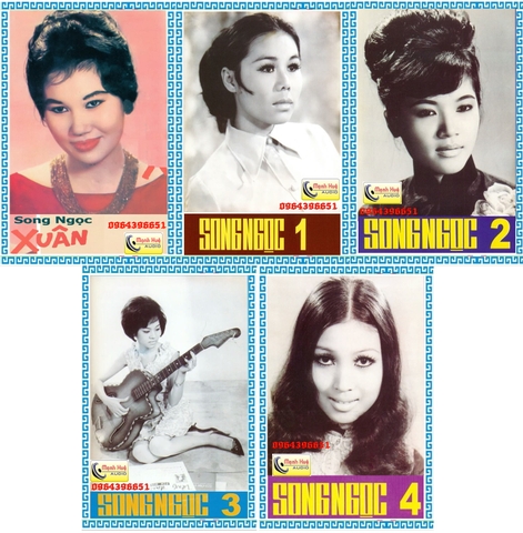 Bộ Song Ngọc thâu âm trước  75 gồm 5 băng