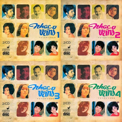 Bộ 8 cd Nhạc Vàng thâu âm trước 1975