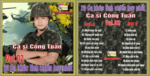 Công Tuấn Nhạc Lính Vol 2 . Băng Cối 7 in 4 Track.