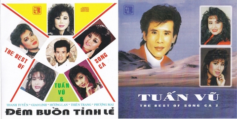 2 Cd Tuấn Vũ Song Ca đĩa Gốc  tuyển tập những ca khúc hay nhất