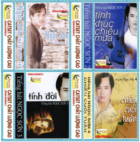 Bộ Ngọc Sơn 1 :Tuyển tập 4 Chương trình của Trung tâm băng nhạc trẻ.Gồm 4 Băng đài