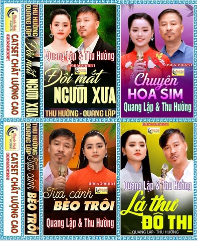 4 Băng đài Song ca Thu Hường & Quang Lập phôi Maxell 90 phút