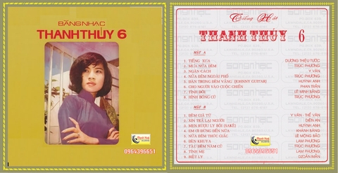 Thanh Thúy 6. thâu âm trước 1975. Băng Cối 7 in 4 Track.