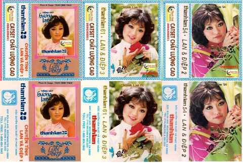 Bộ Hương Lan : Lan và Điệp .Gồm 3 băng đài