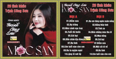 Mộc San Nhạc Trịnh Công Sơn . Băng Cối 7 in 4 Track.