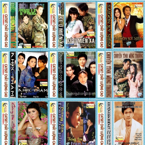 Asia tuyển tập vol 1.Gồm 10 băng đài