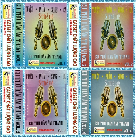 Bộ song ca  chuyên tét máy .Gồm 4 băng đài