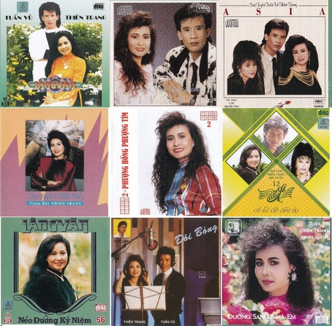 9 cd đĩa gốc sịn Tuyển tập Thiên Trang