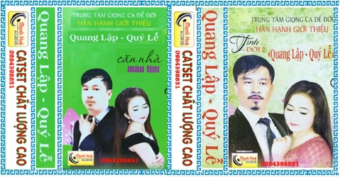 Quang Lập -Quý Lễ .Bộ 2 băng Sony 90 phút