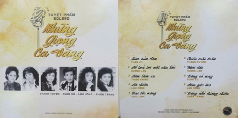 Đĩa than Nhũng giọng ca vàng Bolero