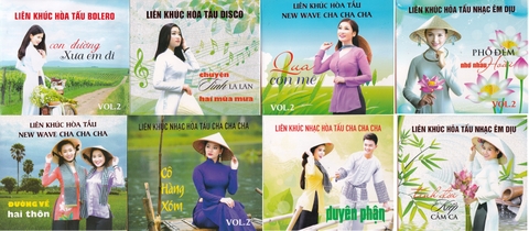 8 CD Nhạc sống Hòa Tấu không lời âm thanh nổi