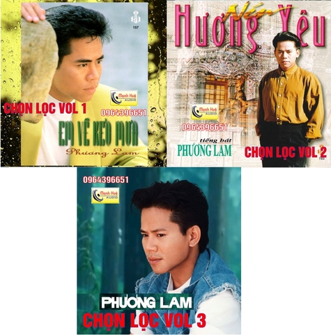 Ca sĩ Phương Lam.Tuyển tập 3 cd chọn lọc phôi phono