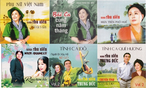 Tuyển tập ca sĩ Thu Hiền đĩa CD phôi F1