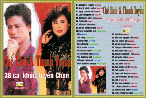 Chế Linh &Thanh Tuyền.Tuyển tập 38 ca khúc .Băng cối 10 ( 4 Track )