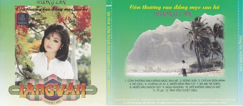 Hương Lan : Còn Thương Rau Đắng Mọc Sau Hè.Đĩa sịn, tem Làng Văn