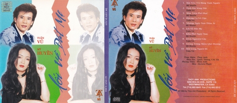 Tuấn Vũ & Mỹ Huyền - Lối về đất mẹ . Đĩa gốc tem Làng Văn