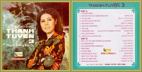 Băng cối 7 ( 4 Track ) Tiếng hát Thanh Tuyền  Vol 3 thâu âm trước 1975