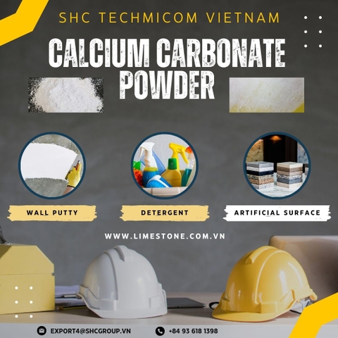 CALCIUM CARBONATE POWDER FOR WALL PUTTY, DETERGENT AND ARTIFICIAL STONE SOLID SURFACE