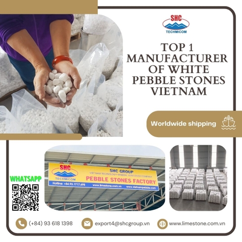 Snow White Pebble Stone for Landscaping