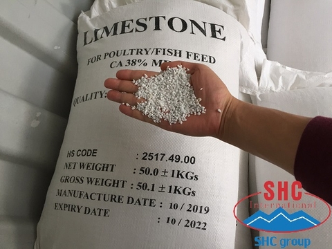 Shipment Limestone 2-3mm Whiteness 92% For Poultry Feed