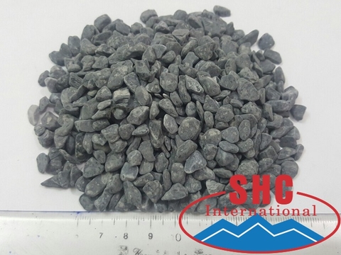 Black pebbles