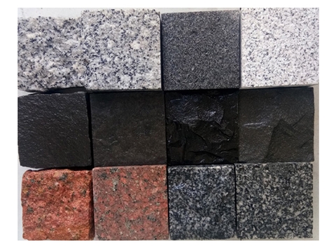 Multiple Color Granite Cube Stone Pavers