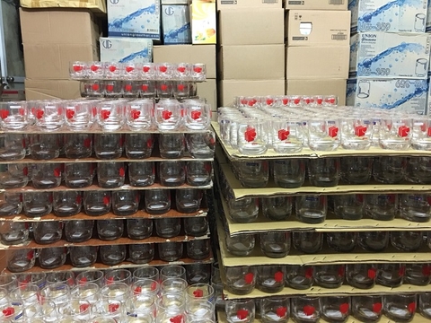 IN LOGO LÊN CỐC THỦY TINH ĐẸP GIÁ RẺ TẠI HÀ NỘI