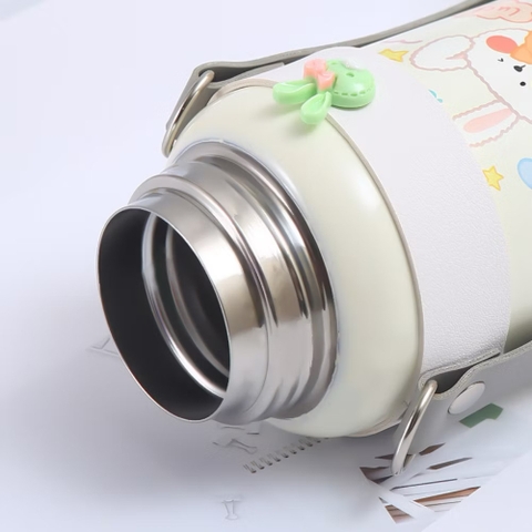 Bình nước giữ nhiệt hiển thị nhiệt độ inox 316 cao cấp 400ml - Màn hình led tiện dụng SATO3
