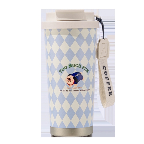 Ly giữ nhiệt, bình nước giữ nhiệt inox 316, cốc cà phê 500ml, giữ ấm trong 6-12h HAT5