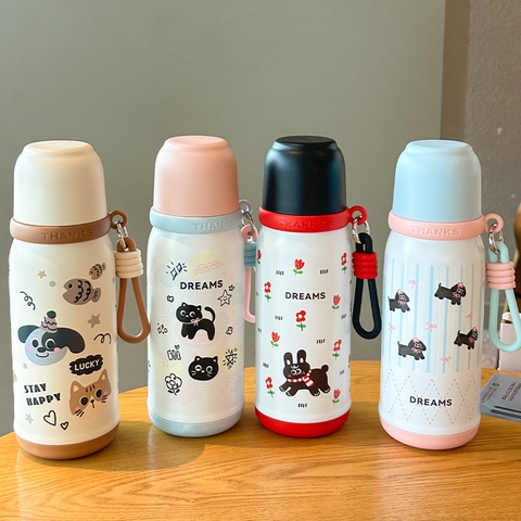 Cốc giữ nhiệt inox 316 500ml, cốc giữ nhiệt cầm tay dung tích lớn dành cho học sinh SIS0