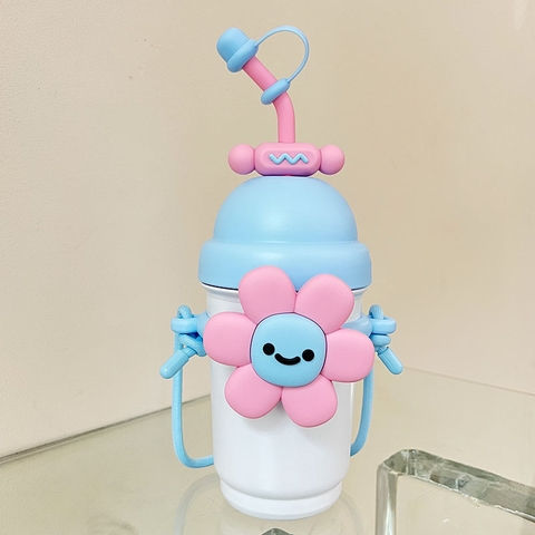 Bình giữ nhiệt chân không sticker sinh động inox 316 550ml MLH92