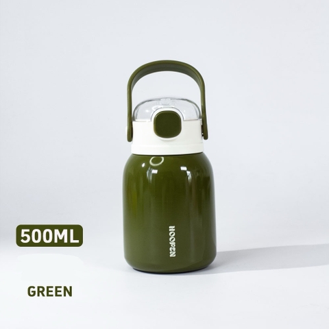 Bình giữ nhiệt thể tích 500ML có ống hút, bình nước giữ nhiệt  BN38
