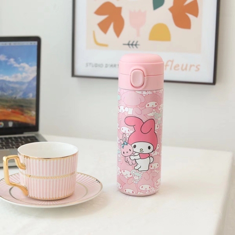 Cốc nước giữ nhiệt chân không inox 316 Nhân vật phim hoạt hình chất liệu an toàn, dung tích 480ml TAK-408