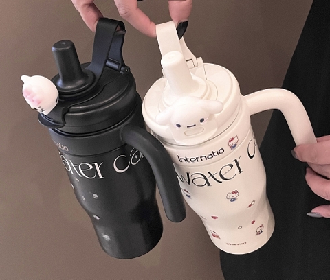 Ly giữ nhiệt cao cấp inox 316 Intellectual phong cách BlackPink 650ml LUN-OZ4