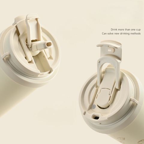 Cốc giữ nhiệt hoạ tiết hoa ly sang trọng inox 316 nhiều màu 0003