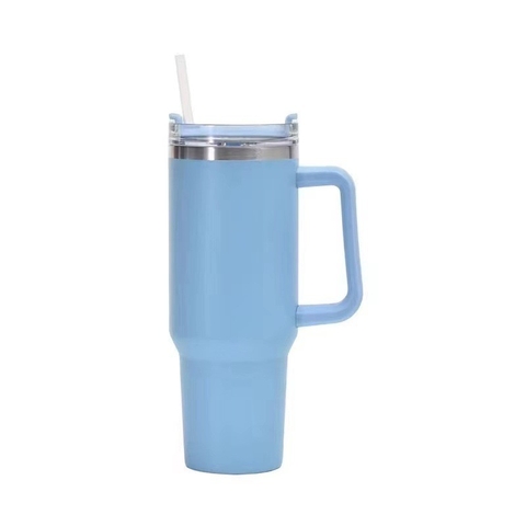 Ly giữ nhiệt 1200ml kèm ống hút màu sắc đa dạng - inox 304 CD009