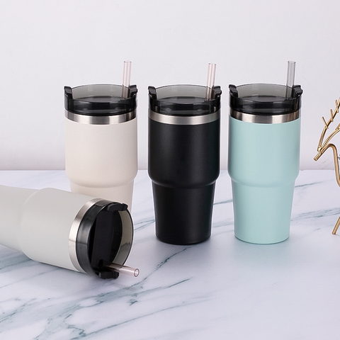 Cốc giữ nhiệt dung tích lớn inox 304 nhiều màu 900ml JM09